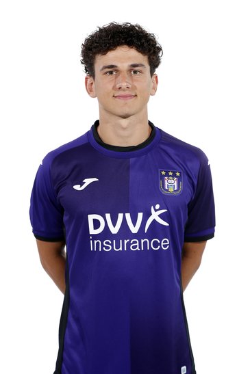 NEERPEDE, BELGIUM - AUGUST 04 : Nicholas Rutgeerts during the photoshoot of Rsc  Anderlecht Futures