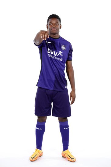 NEERPEDE, BELGIUM - AUGUST 04 : Ilay Camara during the photoshoot of Rsc  Anderlecht Futures on