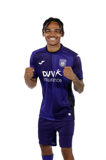 NEERPEDE, BELGIUM - AUGUST 04 : Ilay Camara during the photoshoot of Rsc  Anderlecht Futures on