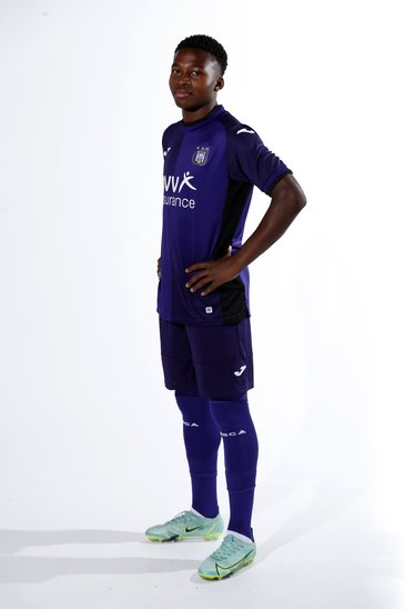 NEERPEDE, BELGIUM - AUGUST 04 : Ilay Camara during the photoshoot of Rsc  Anderlecht Futures on