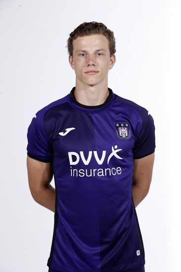 NEERPEDE, BELGIUM - AUGUST 04 : Ilay Camara during the photoshoot of Rsc  Anderlecht Futures on