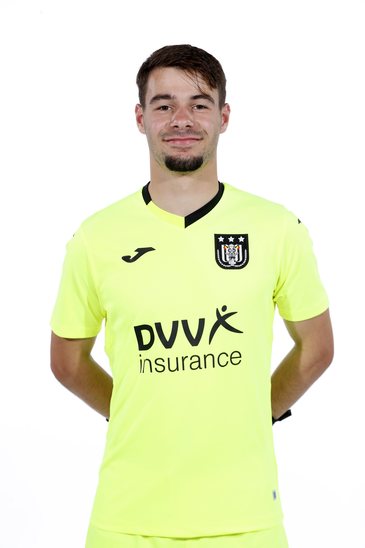 NEERPEDE, BELGIUM - AUGUST 04 : Lucas Stassin during the photoshoot of Rsc  Anderlecht Futures on