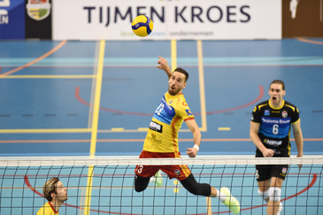 Apeldoorn, Netherlands. 08th Jan, 2020. APELDOORN, 07-01-2020, Stadium  Omnisport, Oranje Dames Volleyball player Floortje Meijners during the  Volleyball European Qualification 2020, Netherlands vs Azerbeidzjan.  Credit: Pro Shots/Alamy Live News Stock